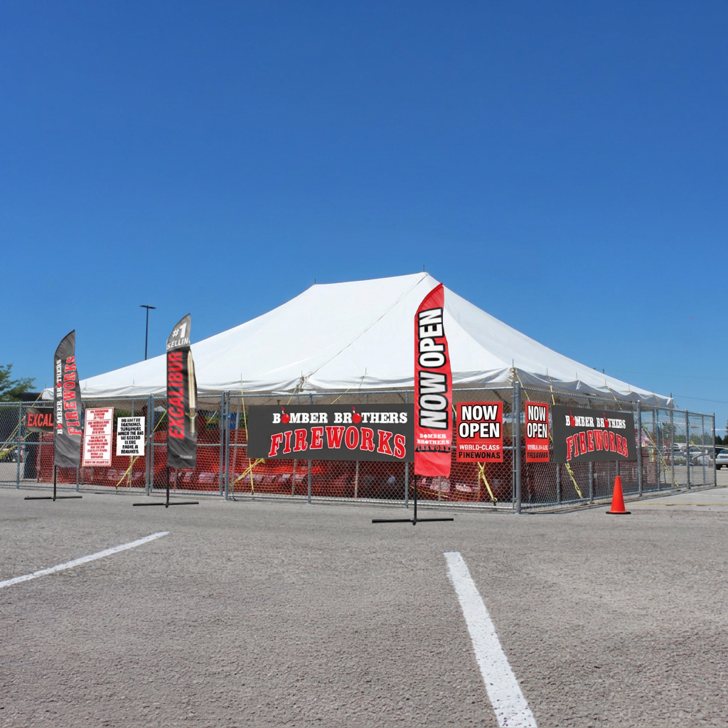 fireworks tent