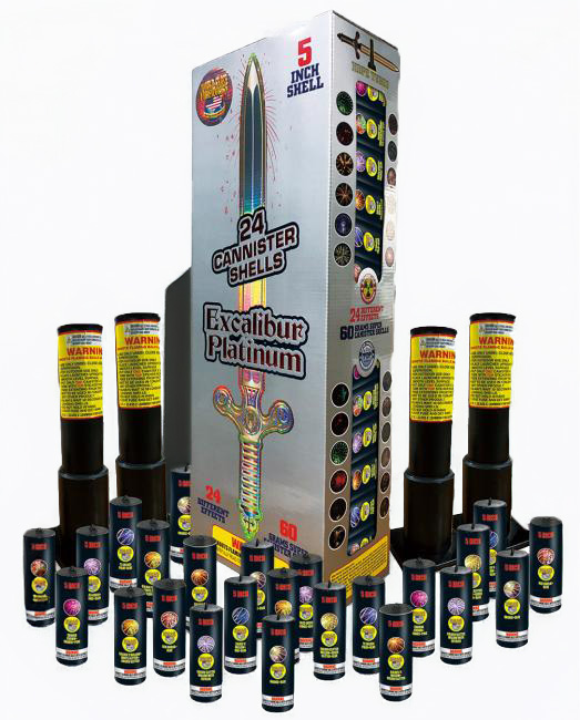 excalibur platinum artillery firework