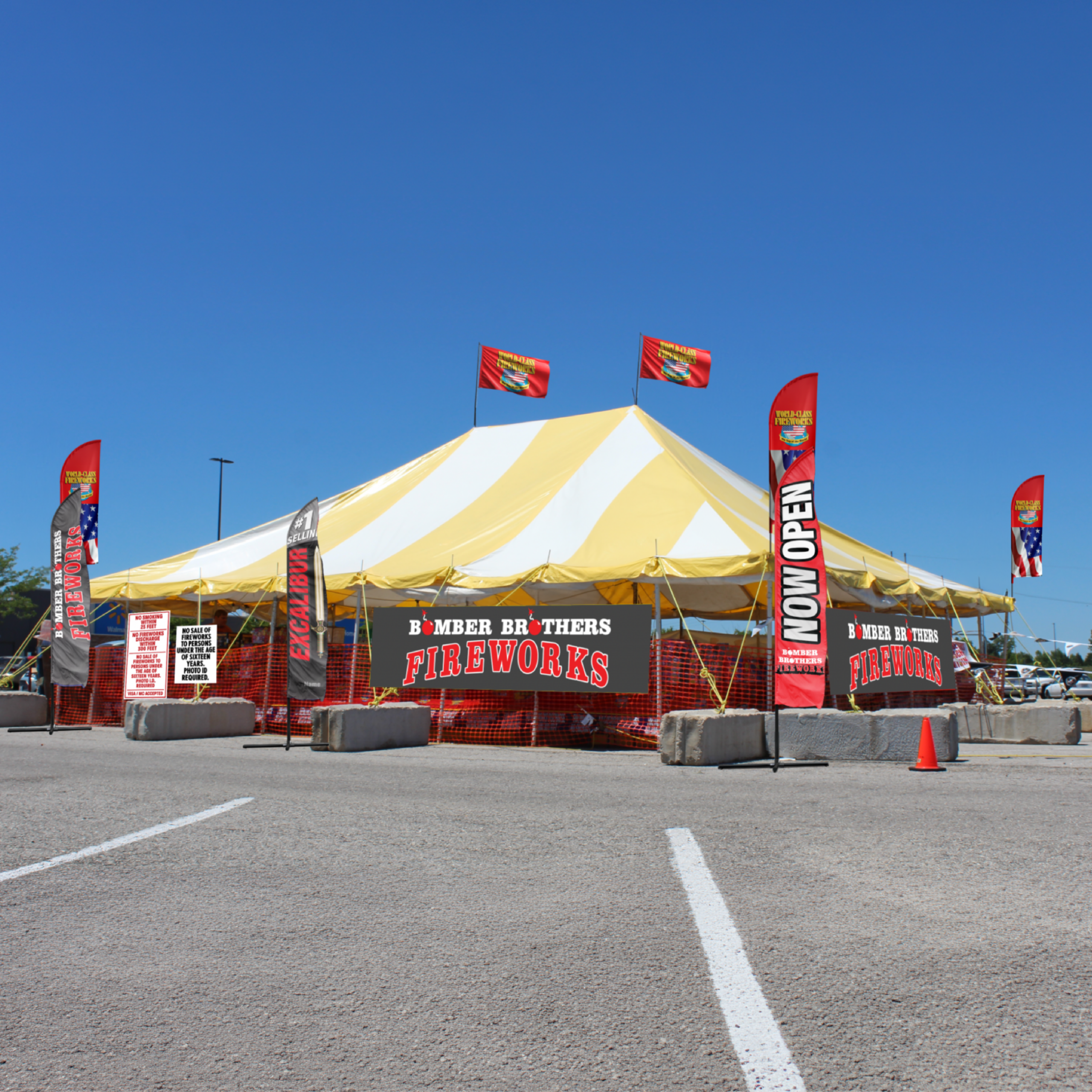 firework tent
